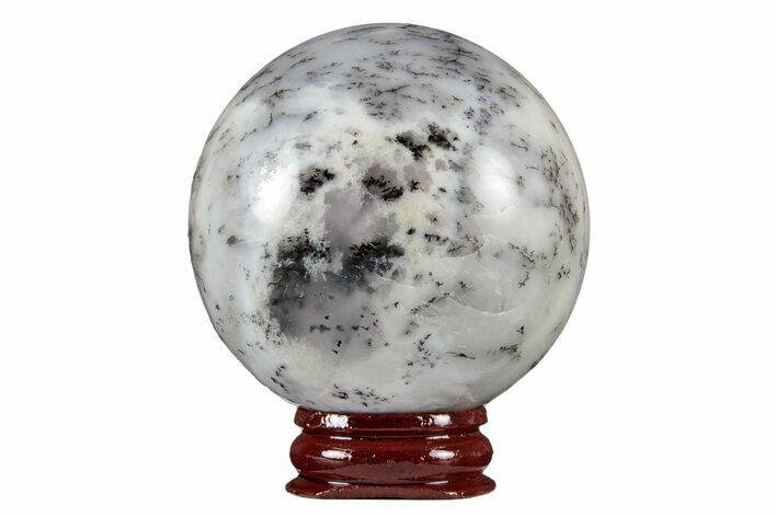 Polished Dendritic Agate Sphere - Madagascar #218917